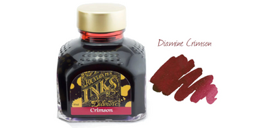 Diamine Ink Bottle 80ml - Red Shades - Assorted Colours