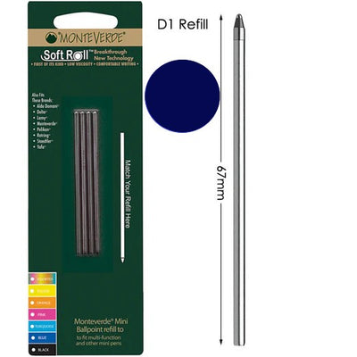 Monteverde Refill Mini / Multi BP D13 Pack of 4