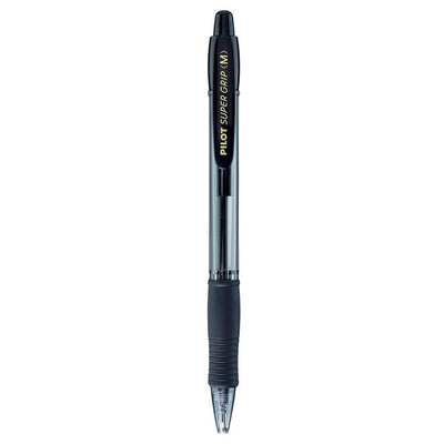 Pilot Super Grip Ballpoint Pen - Black