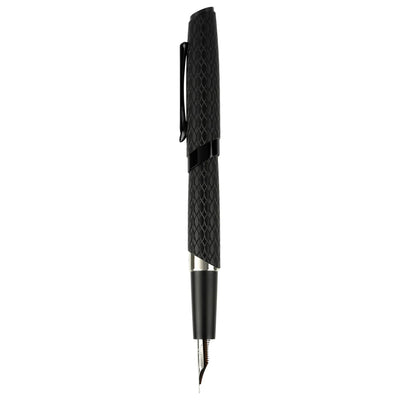 Diplomat Cobra Fountain Pen - Black Guilloche
