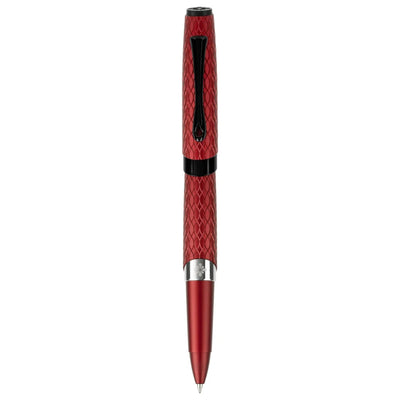 Diplomat Cobra Rollerball Pen - Burgundy Guilloche