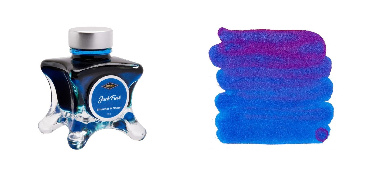 Diamine Ink Bottle 50ml - Blue Edition - Shimmer & Sheen - Assorted Colours