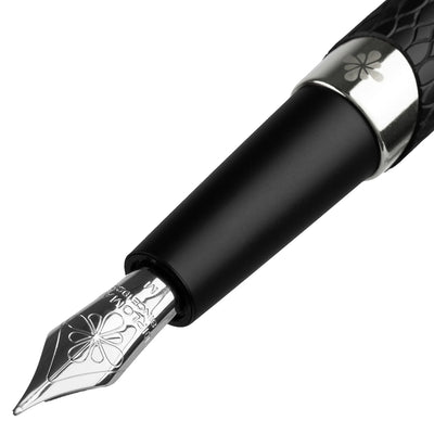 Diplomat Cobra Fountain Pen - Black Guilloche