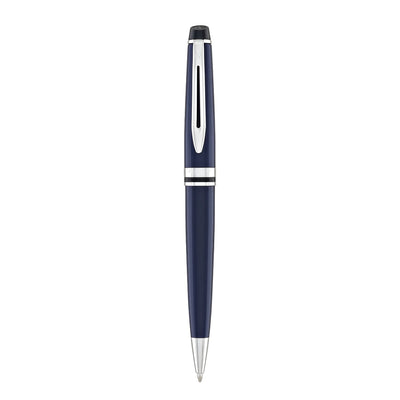 Waterman Expert Ballpoint Pen - Blue / Chrome Trim