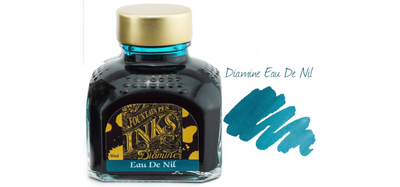 Diamine Ink Bottle 80ml - Blue-Black Shades - Assorted Colours