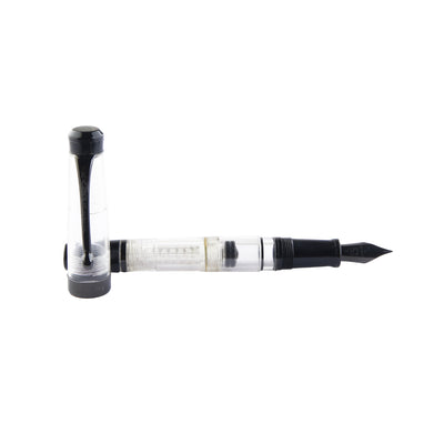 Kanwrite Heritage Fountain Pen - Clear Demo / Black Trim