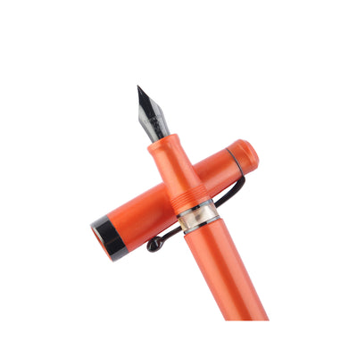 Kanwrite Heritage Fountain Pen - Pearl Orange / Black Trim