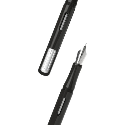 Endless Captiva Fountain Pen - Infinite Space Black / Chrome Trim