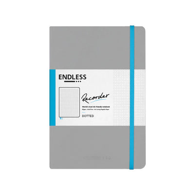 Endless Recorder Notebook A5 Dot Grid - Mountain Snow