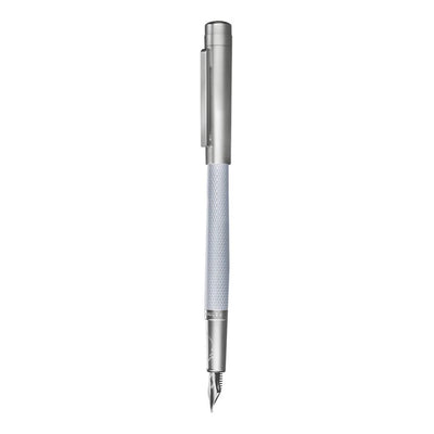 Hahnemuehle SLIM Edition Guilloche Ice Blue - 18kt Fountain Pen