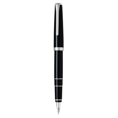 Pilot Falcon Fountain Pen - Black / Rhodium Trim
