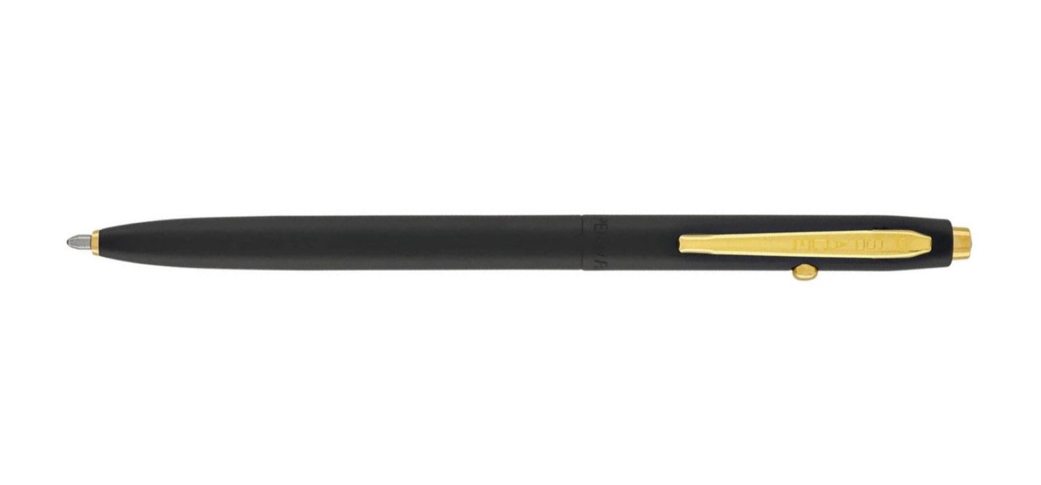 Fisher Space Pen Shuttle Series CH4B - Matte Black / Gold Trim