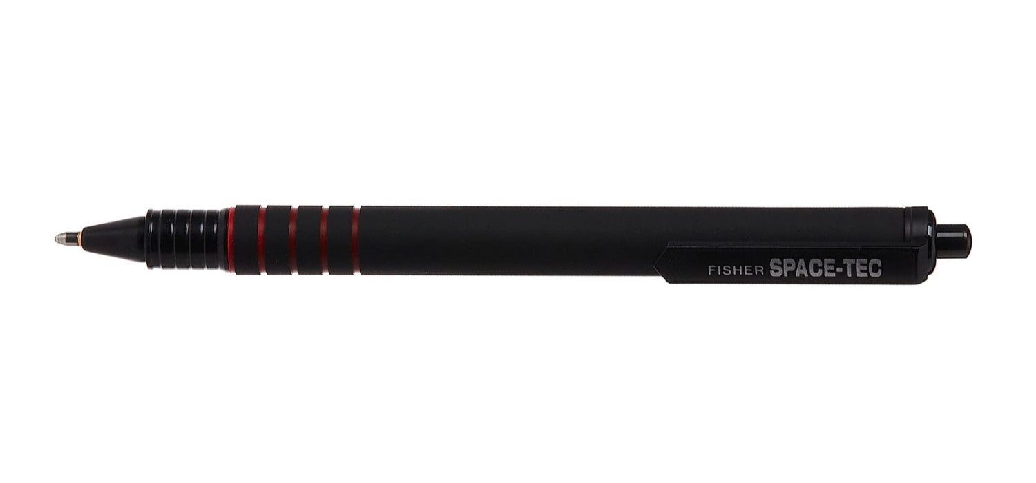 Fisher Space-Tec Ballpoint Pen - Black / Red Rings