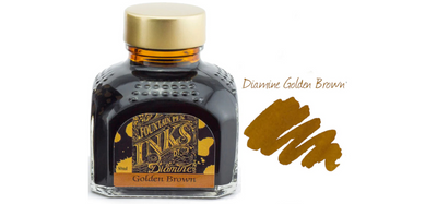 Diamine Ink Bottle 80ml - Brown Shades - Assorted Colours