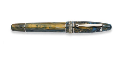 Maiora Golden Age Fountain Pen - Wind / Palladium Trim