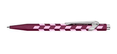 Caran dAche 849 Mosiac Ballpoint Pen - Garnet Red