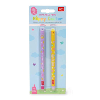 Legami Erasable Gel Pen Set of 2 - Hoppy Easter