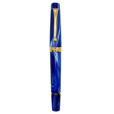 Kanwrite Heritage Fountain Pen - Marble Blue / Gold Trim