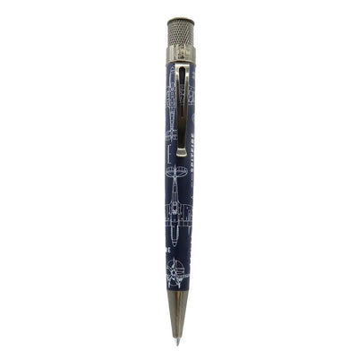 Retro 51 Tornado Imperial War Museum Rollerball - Spitfire Blueprint