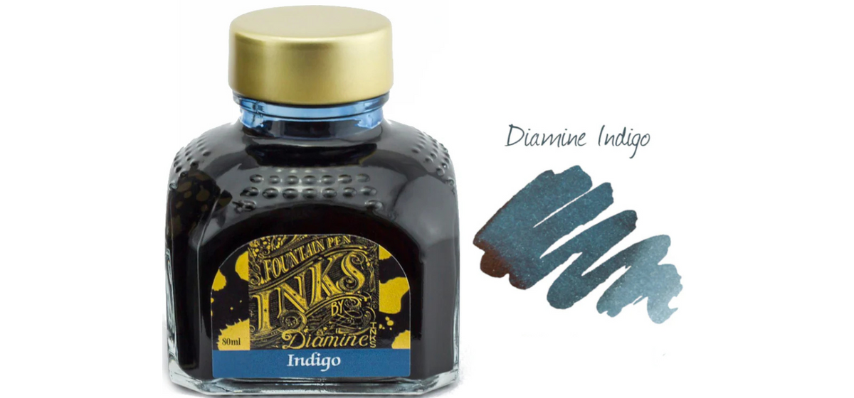 Diamine Ink Bottle 80ml - Blue-Black Shades - Assorted Colours