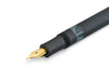 Kaweco Piston AL Sport Fountain Pen Set - Black / Gold Trim