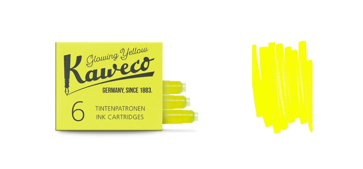 Kaweco Ink Cartridges Pack of 6 - Assorted Colours