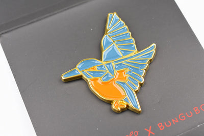 Esterbrook Lapel Pin - BUNGU Box Kingfisher Edition
