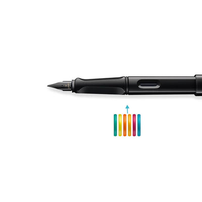 LAMY Safari Fountain Pen Set - Black Multi
