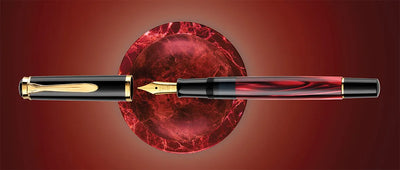 Pelikan Classic M 200 Fountain Pen - Red Marble - Special Edition