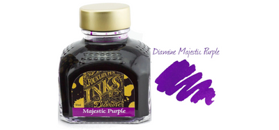 Diamine Ink Bottle 80ml - Purple Shades - Assorted Colours