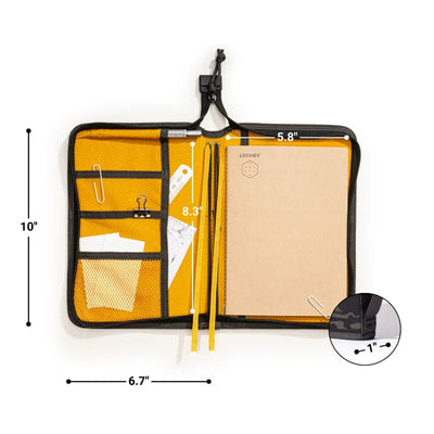 LOCHBY Field Folio A5 - Black Multicam