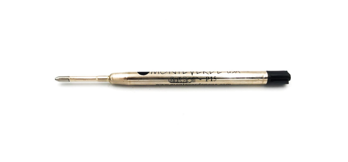 Monteverde G2 (Parker Style) Ballpoint Refill P15 - Super Broad Pack - Black