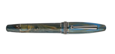 Maiora Golden Age Fountain Pen - Wind / Ruthenium Trim