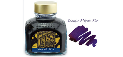 Diamine Ink Bottle 80ml - Blue Shades - Assorted Colours