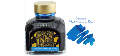 Diamine Ink Bottle 80ml - Blue Shades - Assorted Colours