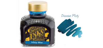 Diamine Ink Bottle 80ml - Blue Shades - Assorted Colours