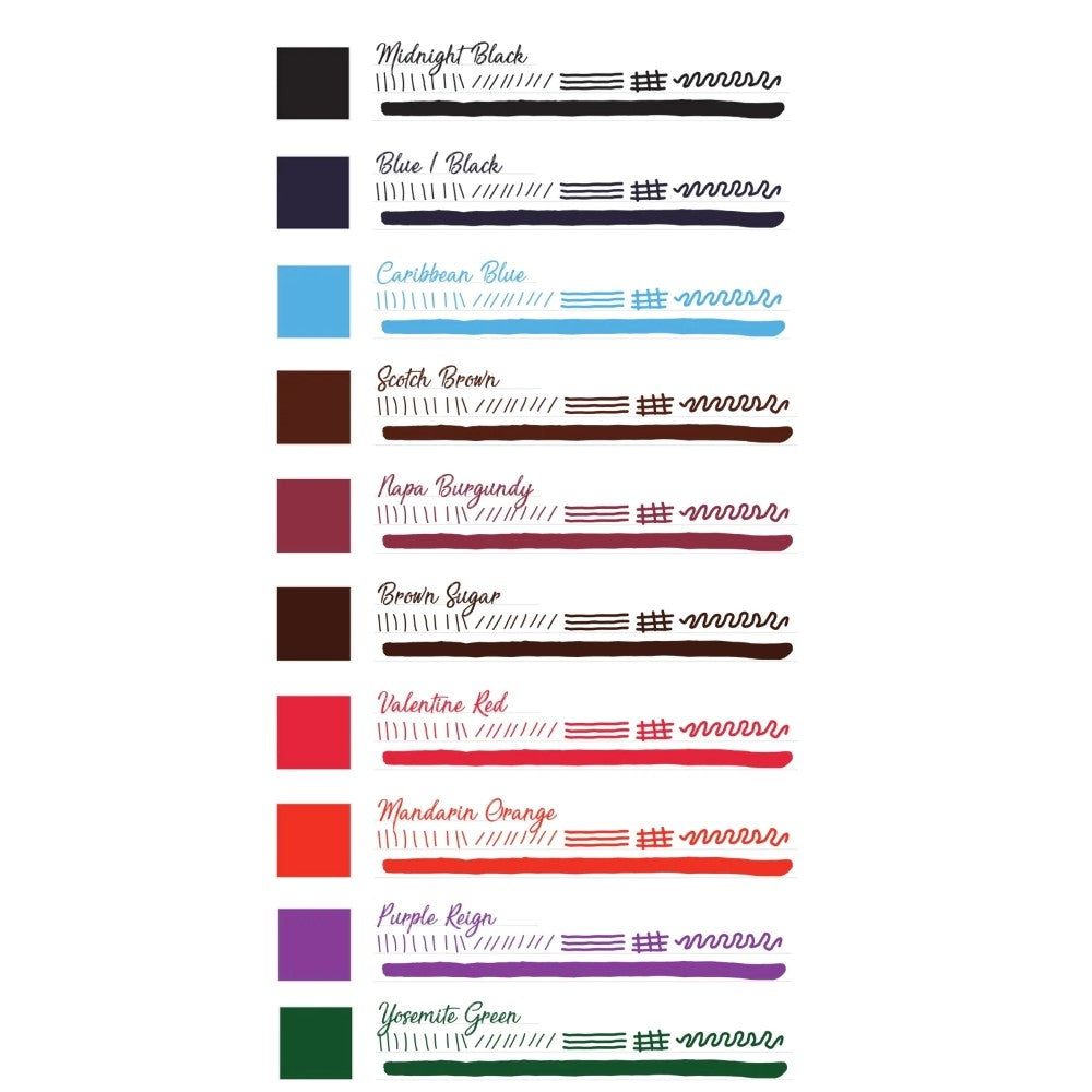 Monteverde Ink Bottle Gift Set (10 X 30ml) - Core