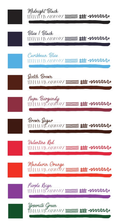 Monteverde Ink Bottle Gift Set (10 X 30ml) - Core