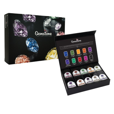 Monteverde Ink Bottle Gift Set (10 X 30ml) - Gemstone
