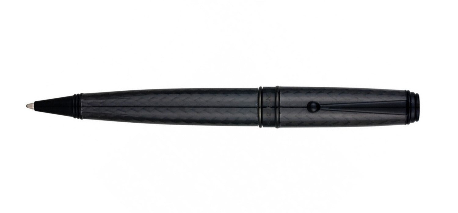 Monteverde Invincia Deluxe Ballpoint Pen - Carbon / Black Trim