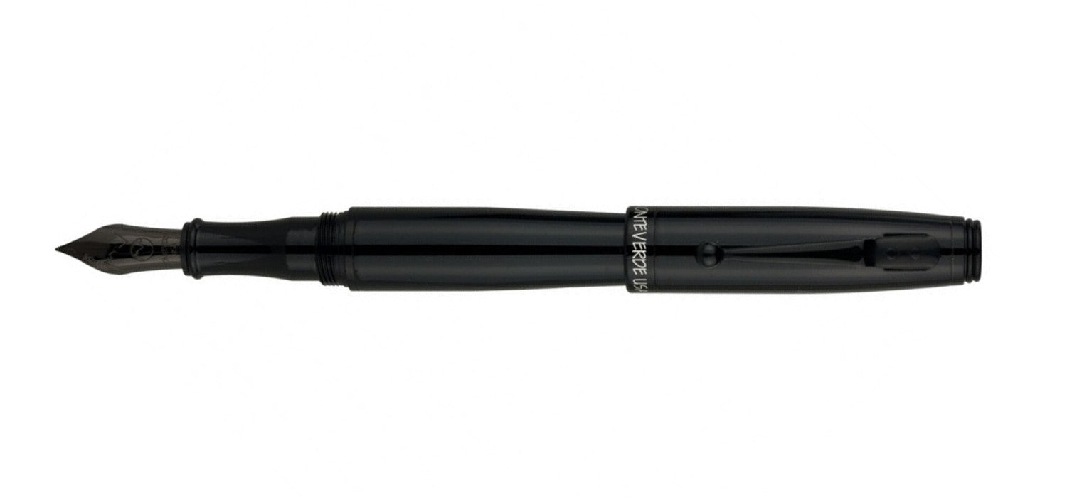 Monteverde Invincia Fountain Pen - Stealth All Black