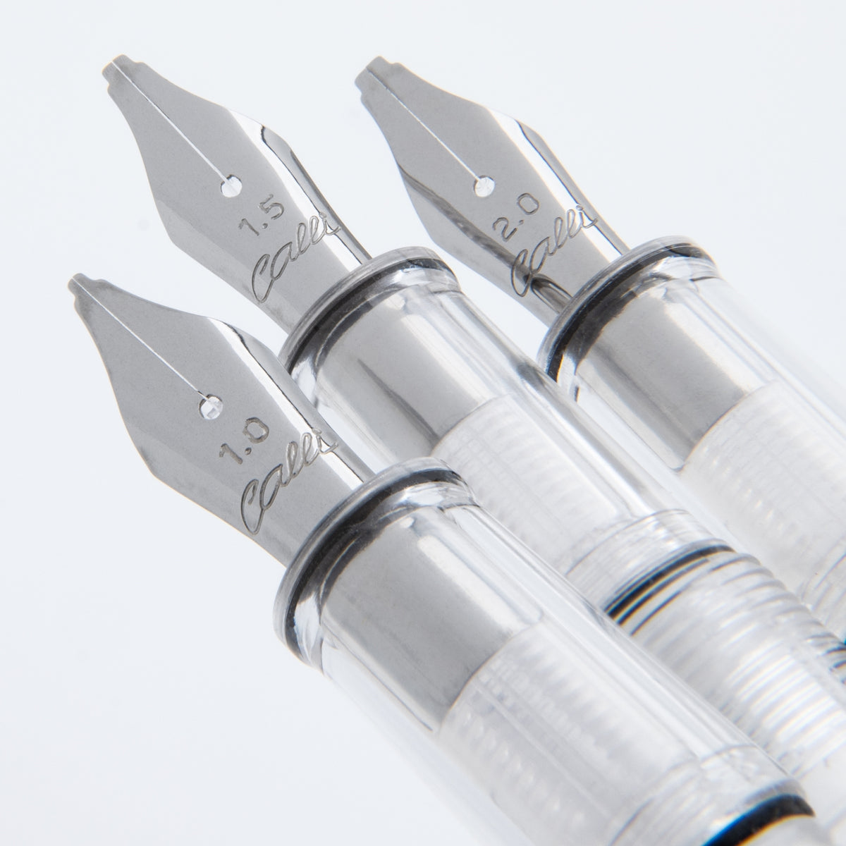 Monteverde Monza ID Calligraphy Fountain Pen Set - Clear