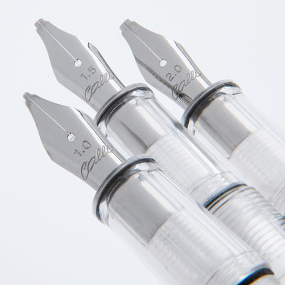 Monteverde Monza ID Calligraphy Fountain Pen Set - Clear