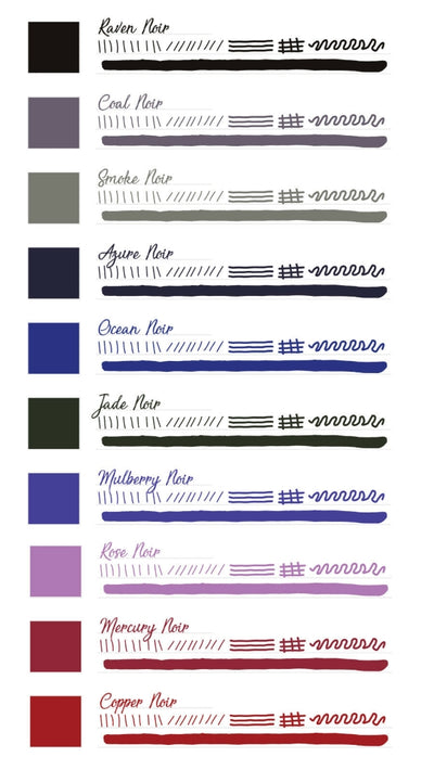 Monteverde Ink Bottle Gift Set (10 X 30ml) - Noir