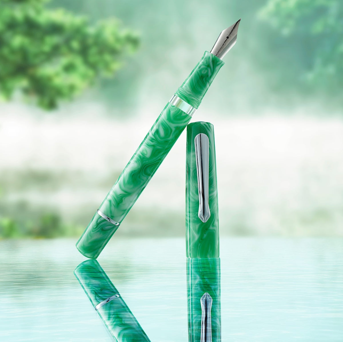 Nahvalur Schuylkill Fountain Pen - Betta Mint