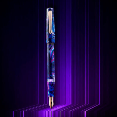 Nahvalur Schuylkill Fountain Pen - Cichlid Purple