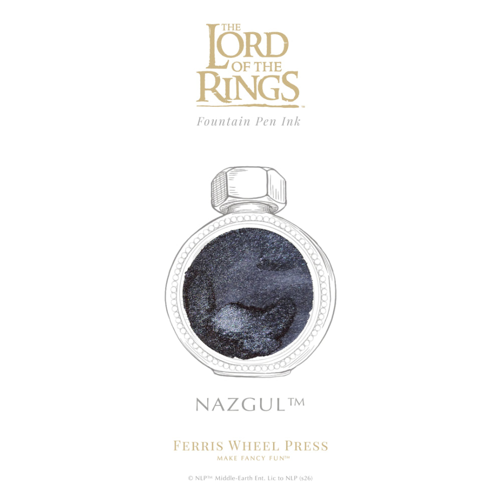 Ferris Wheel Press Lord of the Rings Ink Bottle 38ml - Nazgul
