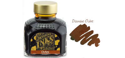 Diamine Ink Bottle 80ml - Brown Shades - Assorted Colours