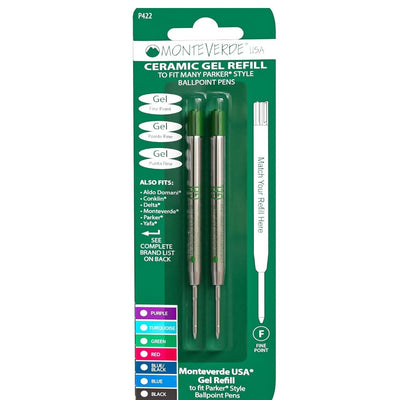 Monteverde G2 (Parker Style) Gel Refill Pack P42 - Fine