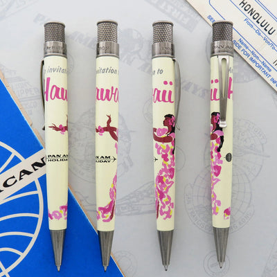Retro 51 Tornado Pan Am Rollerball - Hawaii Poster - Limited Edition